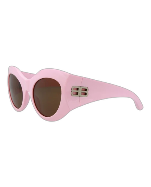 Balenciaga Cat Eye Sunglasses Pink/Pink/Brown (BB0256S-30013971-004)