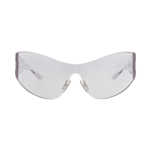 Balenciaga Shield-Frame Nylon Sunglasses Grey Grey Grey (BB0257S-30013965-002)