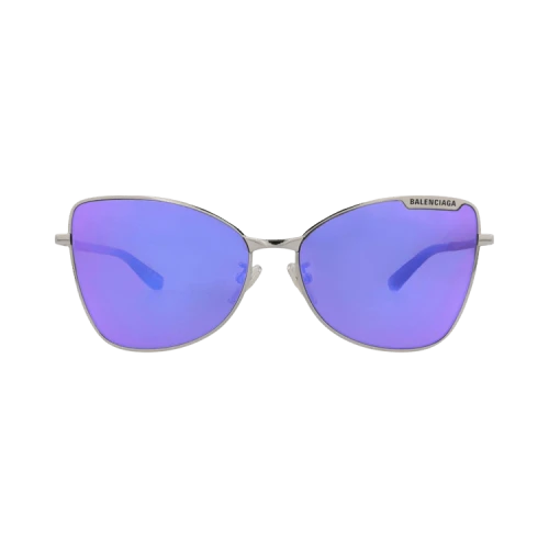 Balenciaga Cat Eye Sunglasses Ruthenium Ruthenium Violet (BB0278S-30013990-003)