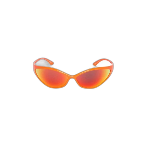 Balenciaga 90s Oval Sunglasses 'Orange'