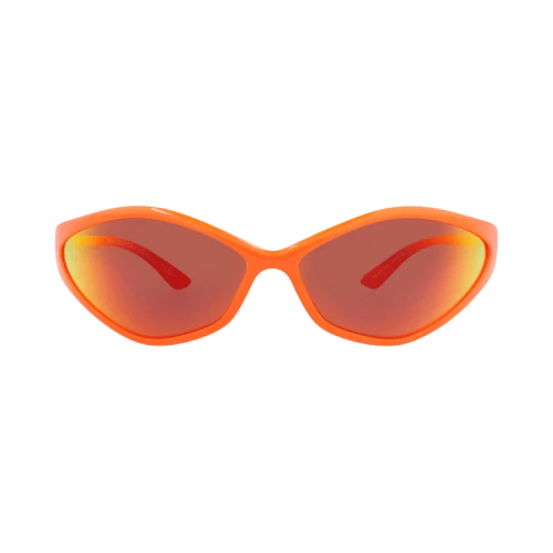 Balenciaga Shield-Frame Bio Injection Sunglasses Orange Red (BB0285S-30014408-005)