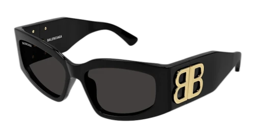 Balenciaga Cat Eye Sunglasses Black/Grey (BB0321S-002)