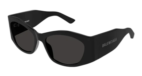 Balenciaga Cat Eye Sunglasses Black/Grey (BB0329S-001)