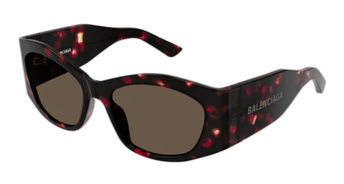 Balenciaga Cat Eye Sunglasses Havana/Brown (BB0329S-002)