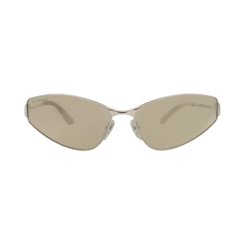 Balenciaga Cat Eye-Frame Metal Sunglasses Silver Silver Silver (BB0335S-30014921-006)