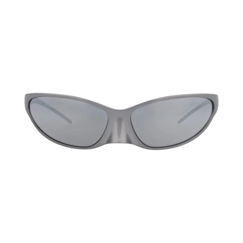 Balenciaga Shield-Frame Alluminium Sunglasses Grey Grey Grey (BB0349S-30015539-002)