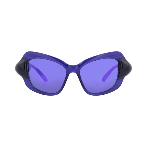 Balenciaga Cat Eye-Frame Bio Injection Sunglasses Blue Blue Violet (BB0353S-30015645-004)