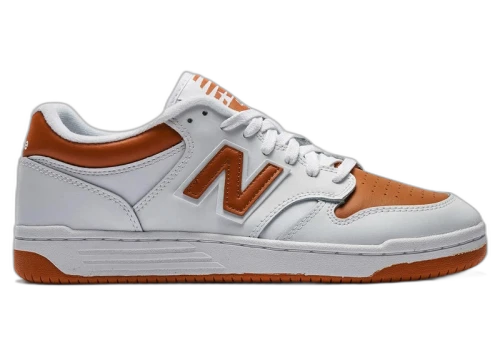 New Balance 480 White Orange