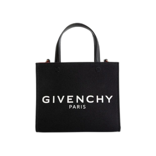 Givenchy Mini G-Tote Shopping Bag in Canvas Black