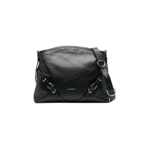 Givenchy Medium Voyou Bag In Leather Black