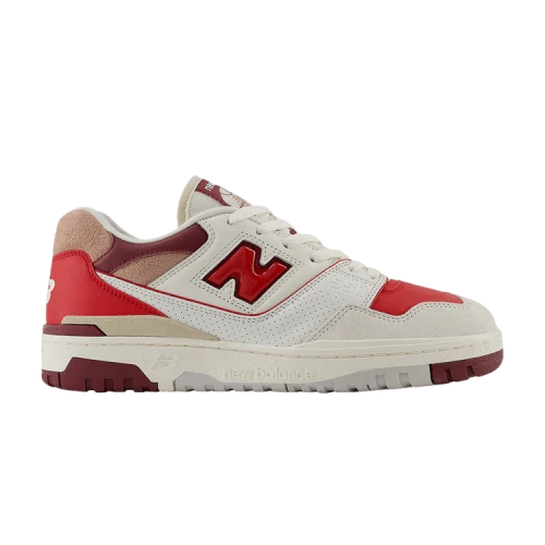 New Balance 550 Sea Salt Reflection Team Red