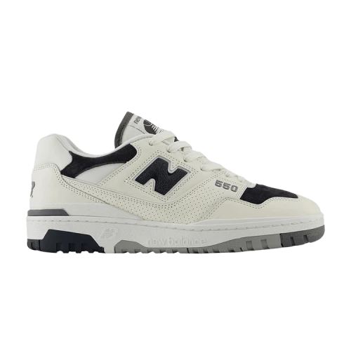 New Balance 550 White Black Suede