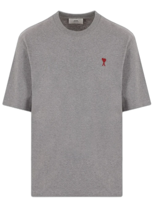 Ami Paris Ami De Coeur Tee Grey