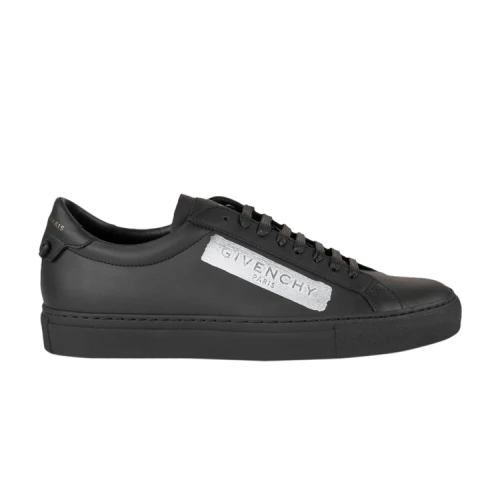 Givenchy Leather Laxtex Band Black Silver