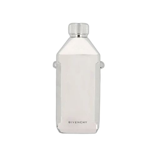 Givenchy Logo Engraved Stainless Steel Water Bottle Silver