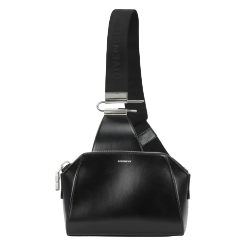 Givenchy Antigona U Crossbody In Box Leather Black