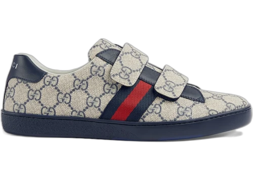 Gucci Ace Strap Sneaker Blue Grey (Teen)