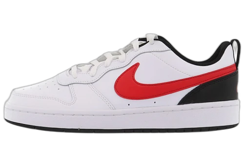 (GS) Nike Court Borough Low 2 'Summit White University Red'