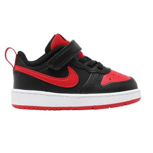 Nike Court Borough Low 2 Black University Red (TD)