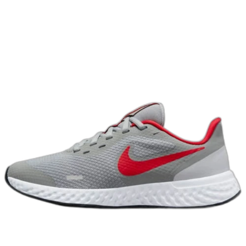 (GS) Nike Revolution 5 Low-Top Grey/Red