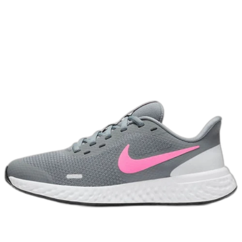(GS) Nike Revolution 5 Low-Top Grey/Pink