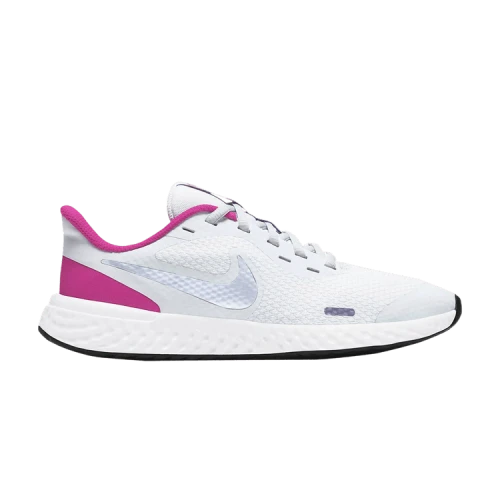 Nike Revolution 5 GS 'Football Grey Fireberry'