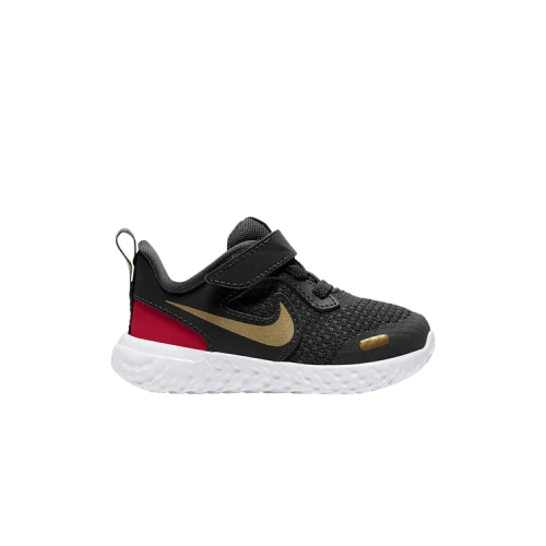 Nike Revolution 5 TD 'Dark Smoke Grey Gold'