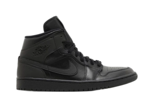 Air Jordan 1 Mid Triple Black
