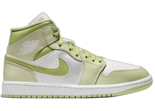 Jordan 1 Mid Olive Aura Lawn (Women's)