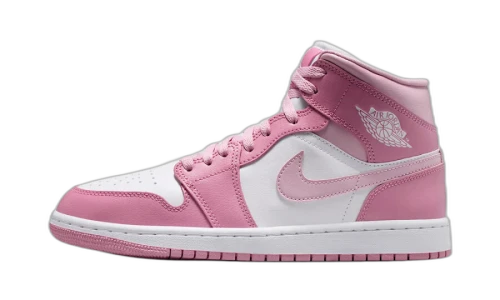 Jordan 1 Mid Elemental Pink Iced Carmine (Women's)