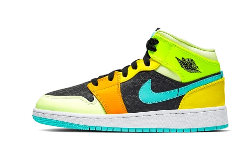 Jordan 1 Mid SE Aurora Green (GS)