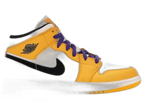 Jordan 1 Mid SE Lakers (GS)