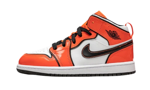 Jordan 1 Mid Turf Orange (PS)