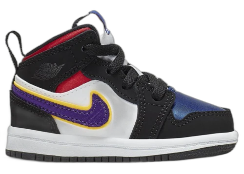 Jordan 1 Mid SE Black Field Purple (TD)