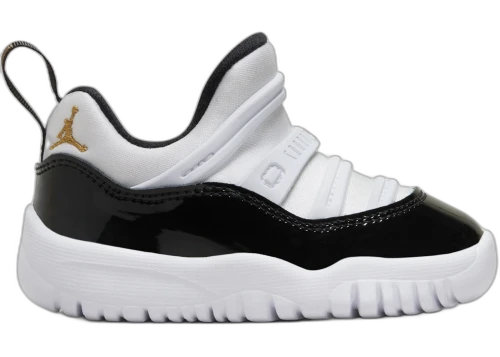 Jordan 11 Retro Little Flex White Black Metallic Gold (TD)