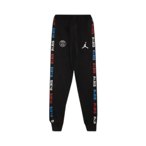 Pre-Owned Air Jordan x Paris Saint-Germain Fleece Jogger Pants 'Black'