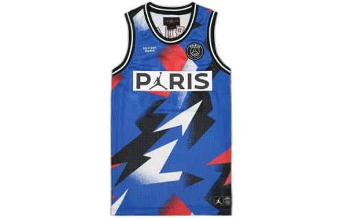 Jordan x PSG Paris Saint Germain Mesh Jersey Hyper Cobalt