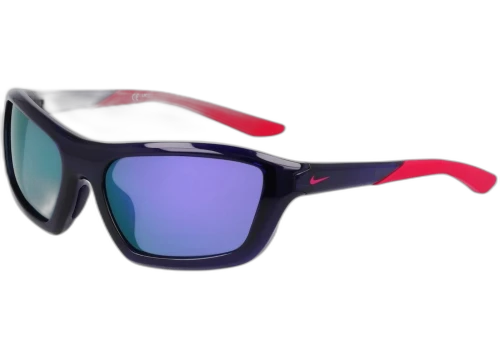 Nike Brazer M Wrap Sunglasses Purple Ink Violet Mirror (BRAZER-M-FV2401-500-5417)