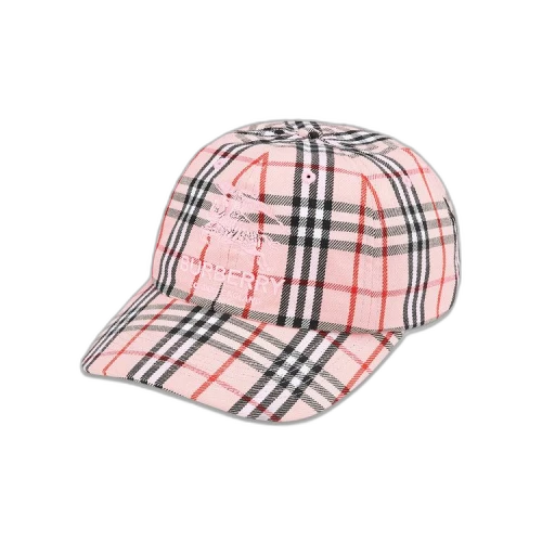 Supreme x Burberry Denim 6-Panel 'Pink'
