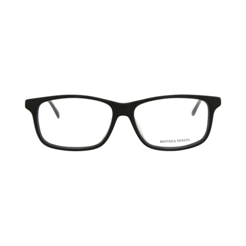 Bottega Veneta Square-Frame Acetate Optical Frames Black Black Transparent (BV0135OA-30001678-001)