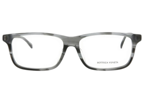 Bottega Veneta Square- Acetate Optical Frames Havana/Silver/Transparent (BV0135OA-30001678-003)