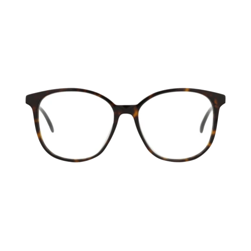 Bottega Veneta Round-Frame Acetate Optical Frames Avana Bronze Transparent (BV0137O-30001681-002)