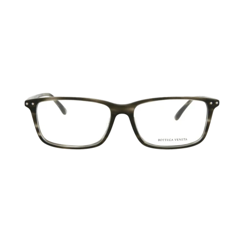 Bottega Veneta Square-Frame Acetate Optical Frames Grey Grey Transparent (BV0163OA-30002491-003)