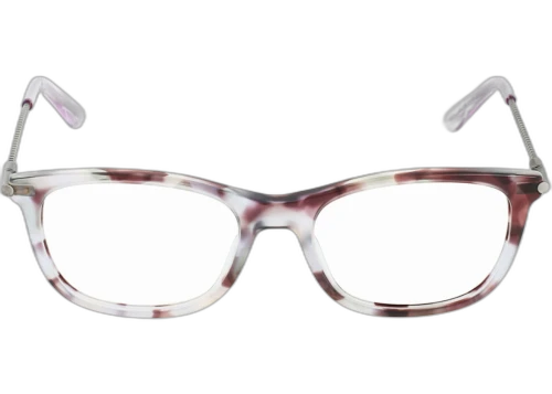 Bottega Veneta Square-Frame Acetate Optical Frames Avana Violet Transparent (BV0185O-30002484-003)