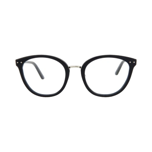 Bottega Veneta Round-Frame Acetate Optical Frames Blue Blue Transparent (BV0195O-30003002-003)