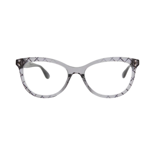 Bottega Veneta Cat Eye-Frame Acetate Optical Frames Grey Black Transparent (BV0235O-30006409-001)