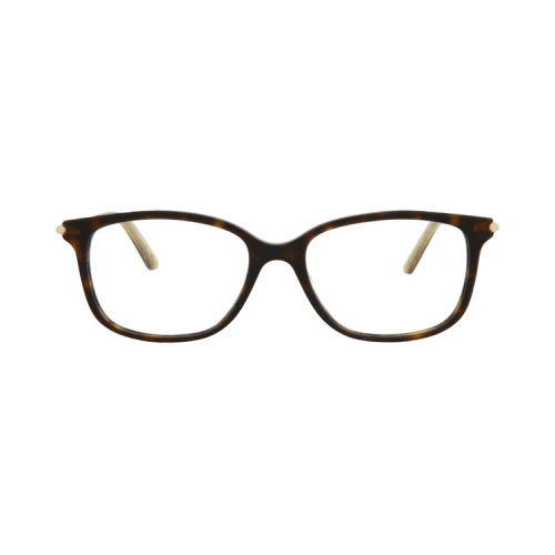 Bottega Veneta Square-Frame Acetate Optical Frames 'Havana Gold Transparent'