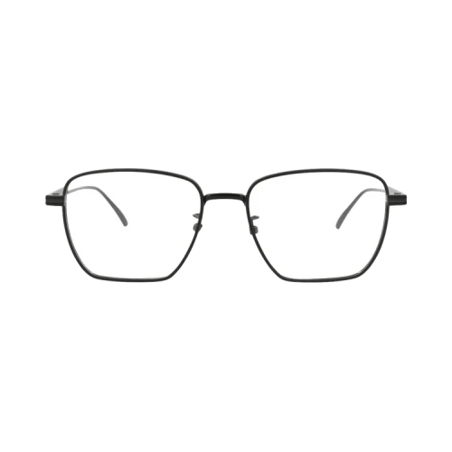 Bottega Veneta Square-Frame Metal Optical Frames Black Black Transparent (BV1015O-30008307-001)