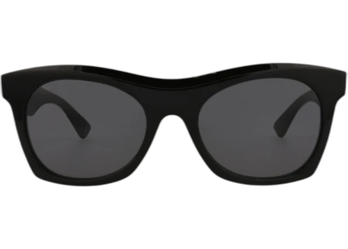 Bottega Veneta Square-Frame Acetate Sunglasses Black Black Grey (BV1061S-30009032-001)
