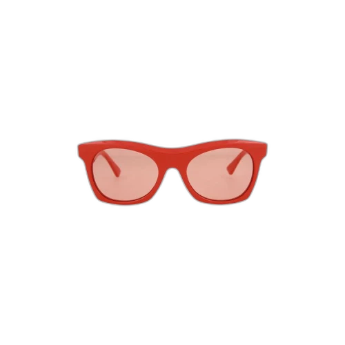 Bottega Veneta Square Frame Acetate Sunglasses 'Red'